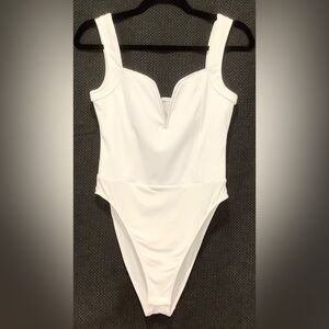 White Wire V Bodysuit
